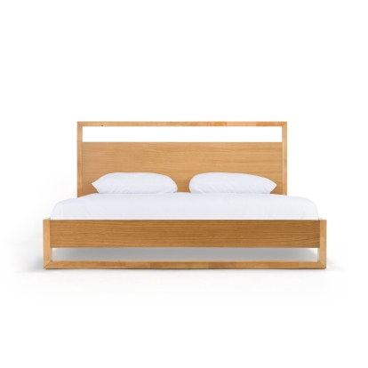 LA Furniture California King Berlin Modern Natural Oak Bed VGMA-BR-92-BED-NAT-CK Contemporary Style by Vig Furnitrue Number 83110 Catch Home Goods