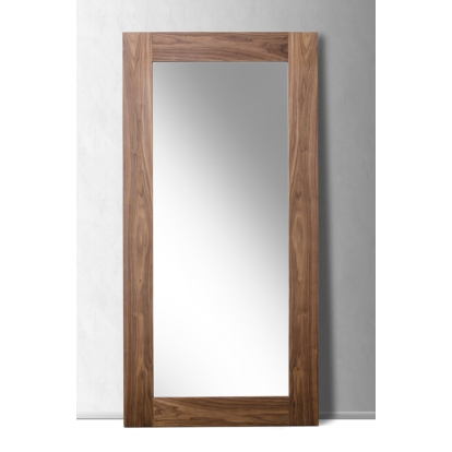 LA Furniture Beth Mid-Century Walnut Floor Mirror VGBBSP924-WAL Contemporary Style by Vig Furnitrue Number 16686 Catch Home Goods