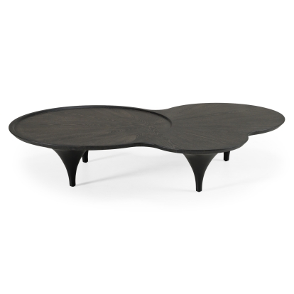 LA Furniture Beulah Modern Free Form Black Ash Coffee Table VGOD-LZ-319C-BLK Contemporary Style by Vig Furnitrue Number 83157 Catch Home Goods