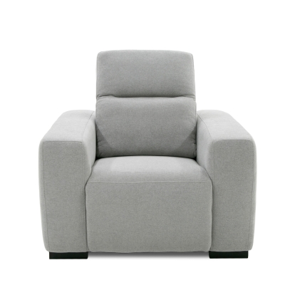 LA Furniture Bode Modern Grey Fabric Recliner Chair VGMB-R211-P1-CHR-M31 Contemporary Style by Vig Furnitrue Number 80438 Catch Home Goods