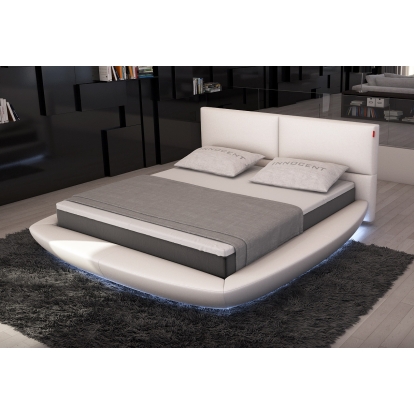 LA Furniture Eastern King Sferico Modern Eco-Leather Bed with LED Lights VGINSFERICO-EK Contemporary Style by Vig Furnitrue Number 15097 Catch Home Goods