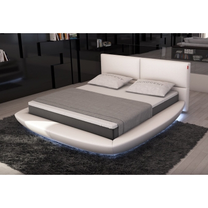 LA Furniture Eastern King Sferico Modern Eco-Leather Bed with LED Lights VGINSFERICO-EK Contemporary Style by Vig Furnitrue Number 15097 Catch Home Goods