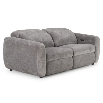 LA Furniture Brevig Modern Grey Fabric Sofa with 2 Recliners VGMB-MB-R291-P2-GRY Contemporary Style by Vig Furnitrue Number 83352 Catch Home Goods