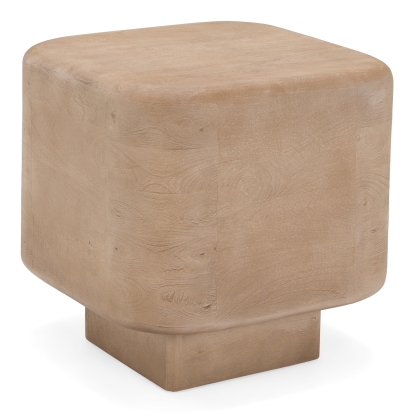 LA Furniture Bruno Modern Mango Wood Square End Table VGBR-ART-82588 Contemporary Style by Vig Furnitrue Number 85715 Catch Home Goods