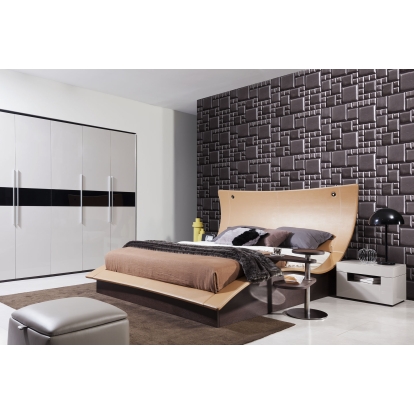 LA Furniture Eastern King Hercules Modern Bed with Lights VGWCC581A-EK Contemporary Style by Vig Furnitrue Number 16443 Catch Home Goods