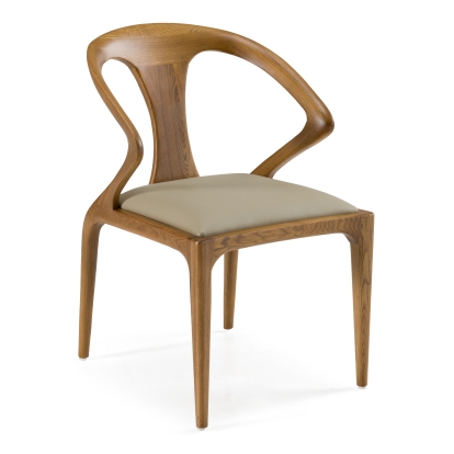 LA Furniture Campbell Walnut Dining Chair VGCSCH-9808A Contemporary Style by Vig Furnitrue Number 70408 Catch Home Goods
