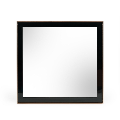 LA Furniture Cartier Modern Black & Rosegold Mirror VGVCJ-A002-M Contemporary Style by Vig Furnitrue Number 72156 Catch Home Goods
