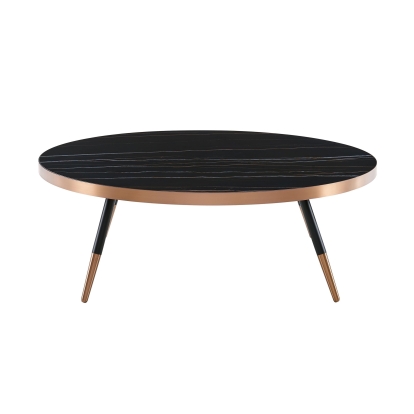 LA Furniture Cayson Modern Black Ceramic Coffee Table VGEWCT1015-3AA-BLK-CT Contemporary Style by Vig Furnitrue Number 78007 Catch Home Goods