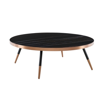 LA Furniture Cayson Modern Black Ceramic Coffee Table VGEWCT1015-3AA-BLK-CT Contemporary Style by Vig Furnitrue Number 78007 Catch Home Goods