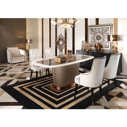 LA Furniture Larissa Modern Cream Dining Chair VGUNCC016-WHT Contemporary Style by Vig Furnitrue Number 70827|70827A Catch Home Goods