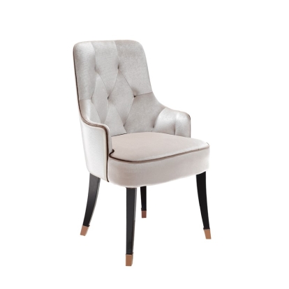 LA Furniture Larissa Modern Cream Dining Chair VGUNCC016-WHT Contemporary Style by Vig Furnitrue Number 70827|70827A Catch Home Goods