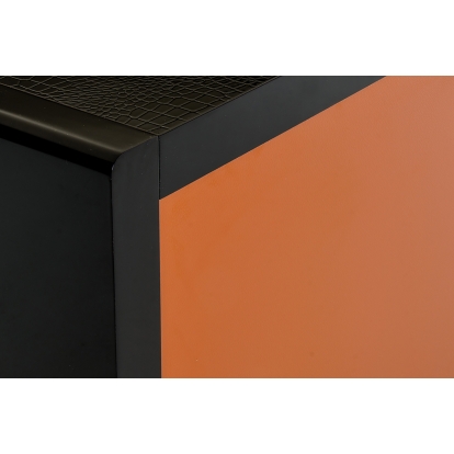 LA Furniture Talin Modern Black Crocodile & Rosegold Buffet VGUN106-180-CROC Contemporary Style by Vig Furnitrue Number 72374 Catch Home Goods