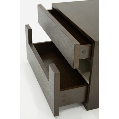 LA Furniture Ceres Modern Brown Oak and Grey Nightstand VGWCCG05-WNG Contemporary Style by Vig Furnitrue Number 14670 Catch Home Goods