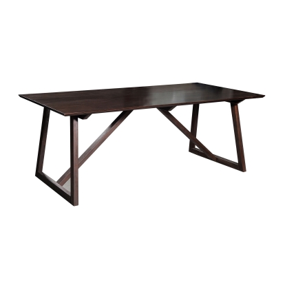 LA Furniture Chrissy Modern Solid Walnut Beechwood Dining Table VGTSBLOOM-WAL-DT Contemporary Style by Vig Furnitrue Number 77828 Catch Home Goods