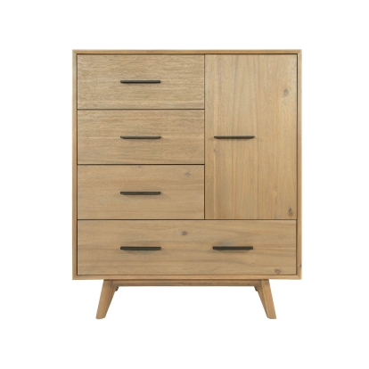LA Furniture Claire Contemporary Walnut Chest VGWDWIN-TB04D01-CHEST Contemporary Style by Vig Furnitrue Number 78292|78292A Catch Home Goods