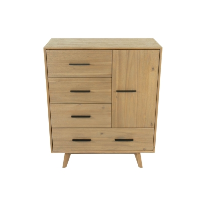LA Furniture Claire Contemporary Walnut Chest VGWDWIN-TB04D01-CHEST Contemporary Style by Vig Furnitrue Number 78292|78292A Catch Home Goods