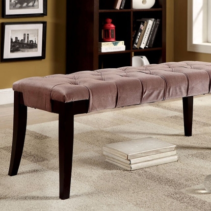 Furniture Of America Milany Contemporary Brown Bench Model CM-BN6201BR