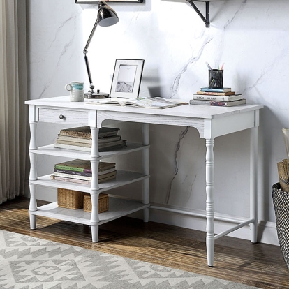 Furniture Of America Moers Transitional White Desk Model CM-DK927