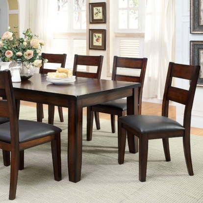 Furniture Of America Dickinson Transitional Dark Cherry Dining Table Model CM3187T