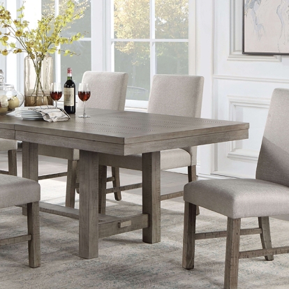 Furniture Of America San Antonio Rustic Gray Dining Table Model CM3251GY-T