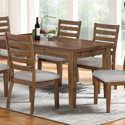 Furniture Of America Rapidview Transitional Walnut/Light Gray Dining Table Model CM3259WN-T