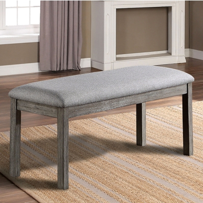 Furniture Of America Laquila Rustic Gray Bench Model CM3542GY-BN