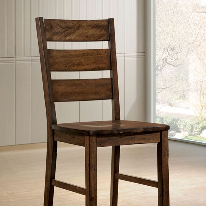 Furniture Of America Dulce Industrial Walnut Side Chair (2/Ctn) Model CM3604SC-2PK