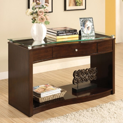 Furniture Of America Pierce Transitional Brown Cherry Sofa Table Model CM4780S