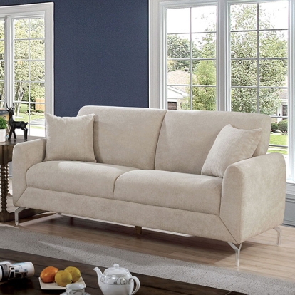 Furniture Of America Lauritz Transitional Light Gray Sofa Model CM6088LG-SF