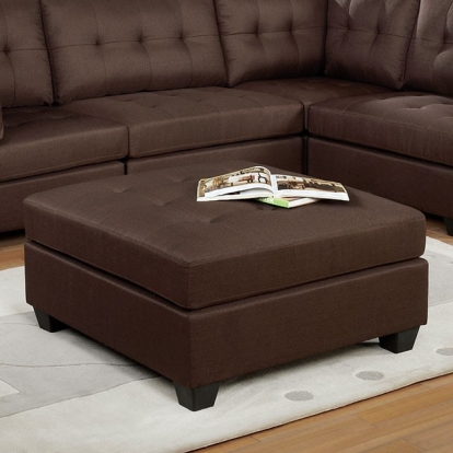 Furniture Of America Pencoed Transitional Brown Ottoman Model CM6957BR-OT