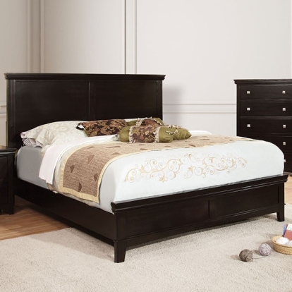 Furniture Of America Spruce Transitional Espresso Bed Model CM7113EX-E.King Bed