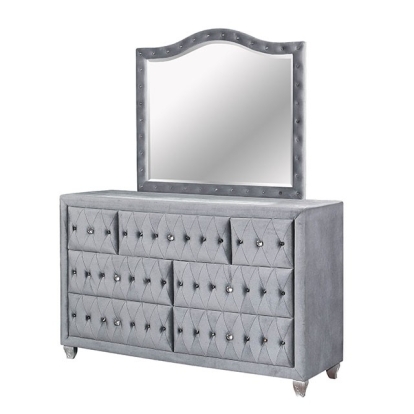 Furniture Of America Alzir Glam Gray Dresser Model FM7150GY-D