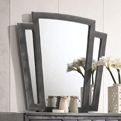 Furniture Of America Carissa Transitional Gray Mirror Model CM7164M