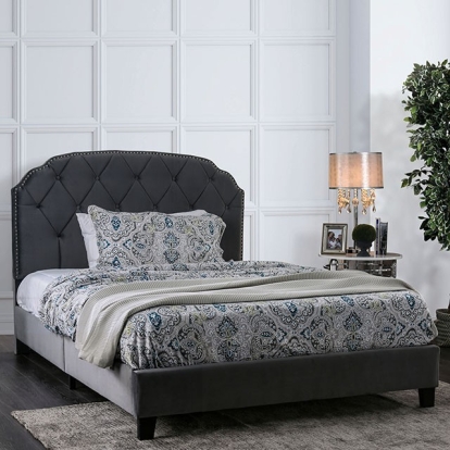 Furniture Of America Osnabrock Transitional Gray Bed Model CM7546-Twin Bed