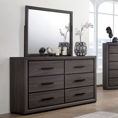 Furniture Of America Conwy Contemporary Gray Dresser Model CM7549D
