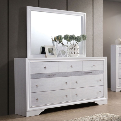 Furniture Of America Chrissy Contemporary White Dresser Model CM7552D