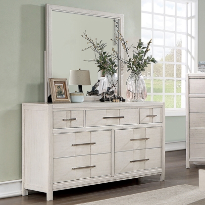 Furniture Of America Berenice Transitional White Dresser Model CM7580WH-D