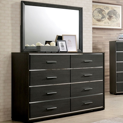 Furniture Of America Camryn Contemporary Warm Gray Dresser Model CM7589D