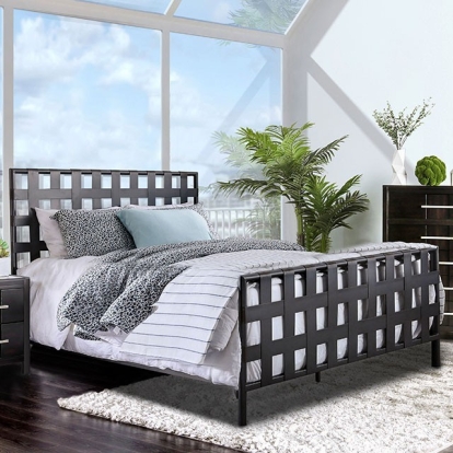 Furniture Of America Earlgate Industrial Gray Bed Model CM7758-E.King Bed