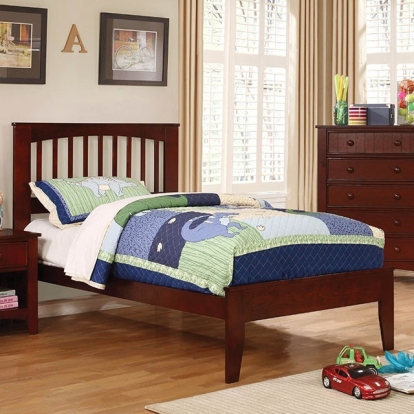 Furniture Of America Pine Brook Transitional Cherry Bed Model CM7908CH-Full Bed
