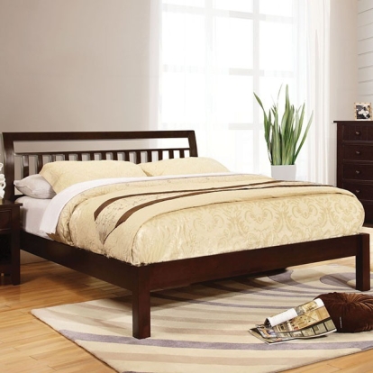 Furniture Of America Corry Transitional Dark Walnut Bed Model CM7923EX-E.King Bed