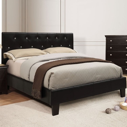 Furniture Of America Velen Contemporary Black Bed Model CM7949BK-Twin Bed
