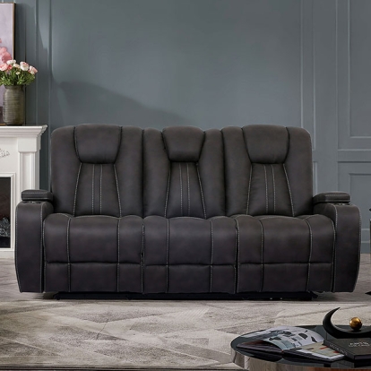 Furniture Of America Amirah Transitional Dark Gray Sofa Model CM9903-SF