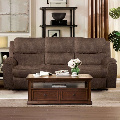 Furniture Of America Henricus Transitional Dark Brown Sofa Model CM9911DB-SF