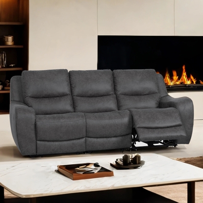 Furniture Of America Demetrius Contemporary Dark Gray Power Sofa Model CM9931DG-SF-PM-PK