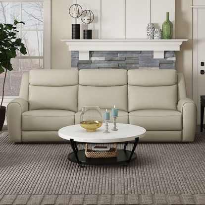 Furniture Of America Jacobus Transitional Beige Manual Recliner Sofa Model CM9986BG-SF-M