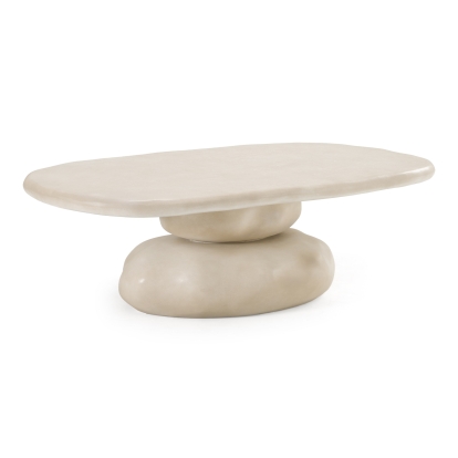 LA Furniture Coates Modern Beige Concrete Coffee Table VGGR-617340-SAND Contemporary Style by Vig Furnitrue Number 85706 Catch Home Goods