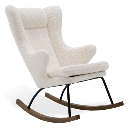 LA Furniture Colfax Modern White Sheep Rocking Chair VGDWJ1817-WHT-CH Contemporary Style by Vig Furnitrue Number 78383 Catch Home Goods
