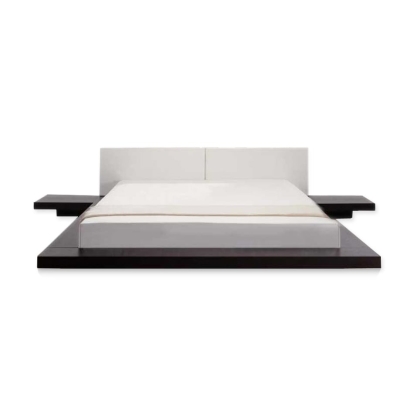 LA Furniture California King Opal Japanese Style Platform Bed And 2 Nightstands VGKCOPAL-CK Contemporary Style by Vig Furnitrue Number 12503 Catch Home Goods