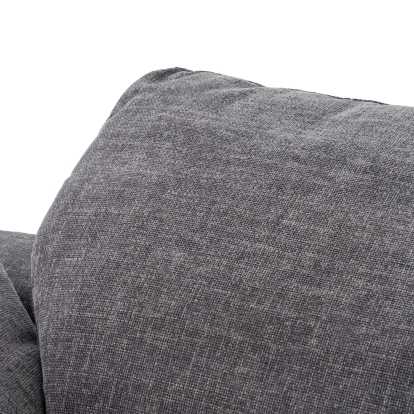 LA Furniture Corinth Modern Dark Grey Fabric Sectional Sofa with 3 Power Recliners VGKM-KM.920-CHAR Contemporary Style by Vig Furnitrue Number 81317 Catch Home Goods